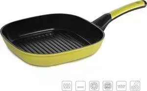 Сковорода гриль Oursson 26х26 см Pallete Anionic Ceramic (PF2652C/GA)