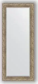 Зеркало Evoform с фацетом в багетной раме Exclusive 65x155 см, виньетка античное серебро 85 мм (BY 3565)