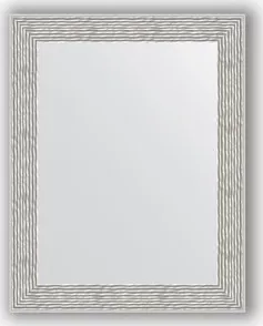 Фото №0 Зеркало Evoform в багетной раме Definite 38x48 см, волна алюминий 46 мм (BY 3006)