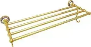 Полка для полотенец Fixsen 63 см Bogema Gold (FX-78515G))