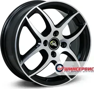 Диск автомобильный Cross Street CR-18 R15 / 6.0J PCD 4x114.3 ET 44.00 ЦО 56.60