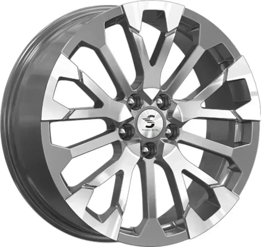 Диск автомобильный КиК КР003 (19_Mazda 6)7,5\R19 5*114,3 ET45d67,1Diamond gloss graphite[] Диски 7,5//R19