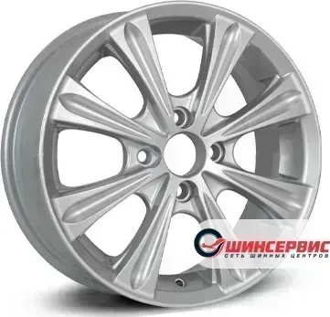 Диск автомобильный Tech Line 523 R15 / 6.0J PCD 4x100 ET 45.00 ЦО 54.10