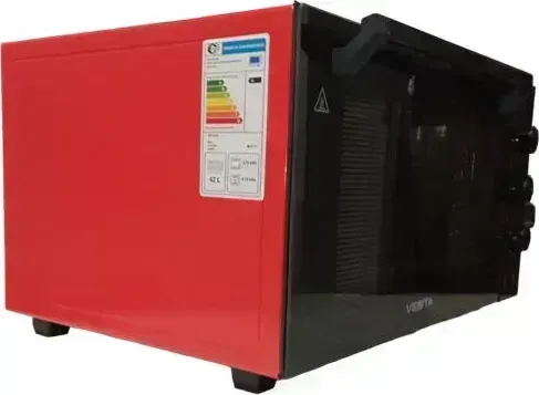 Мини-печь VESTA MP-V 2342 L Чёрно/красная Мини печь L