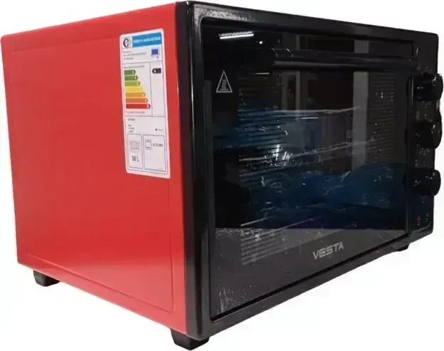 Мини-печь VESTA MP-V 2336 Е Чёрно-красная Мини печь Е