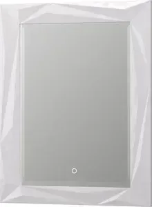 Зеркало 1Marka Aima Brilliant/Cristal 70 с подсветкой, белое (4604613317225)