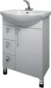 Тумба с раковиной Triton с Диана 60 белый L (Н0000098481, 1WH110246) с 60 L