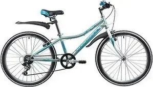 Велосипед 2-х колесный NOVATRACK 24" ALICE сталь.рама 12" голубой 24SH6SV.ALICE.12BL9 24&#039;&#039; 12&#039;&#039;