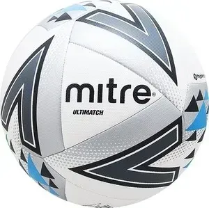 Мяч футбольный Mitre Ultimatch Hyperseam BB1117WIB р.5 Футбольный мяч