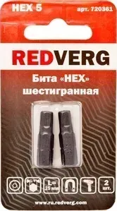 Бит REDVERG HEX 5x25 2 шт (720361)