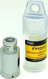 Коронка алмазная Champion 35х66мм М14 V-tech (C1653)
