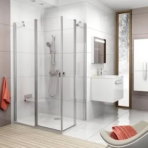 Душевой уголок Ravak Chrome CRV2+CPS 90x80 прозрачный, белый