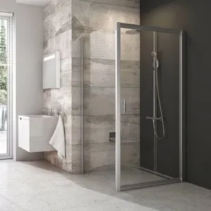 Душевой уголок Ravak Blix BLDP2+BLPS 120x100 прозрачный, сатин