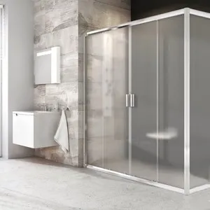 Душевой уголок Ravak Blix BLDP4+BLPS 140x100 прозрачный, сатин