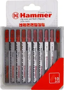 Пилки для лобзика Hammer 204-905 JG WD-PL-MT 10шт