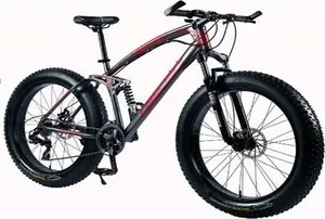 Велосипед LauxJack фэтбайк Panthera ATX 8 Series 26" резина 4.0 Grey-Red 8 26&#039;&#039;