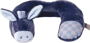 Игрушка мягкая Nattou Подголовник Neck pillow Alex  Bibiou Ослик 321372