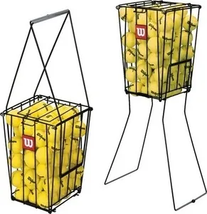 Корзина Wilson для теннисных мячей Ball Pick-Up ( на 75 мяча, разборная конструкция, металл)