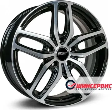 Диск автомобильный N2O V2200 R17 / 6.5J PCD 5x114.3 ET 45.00 ЦО 67.10