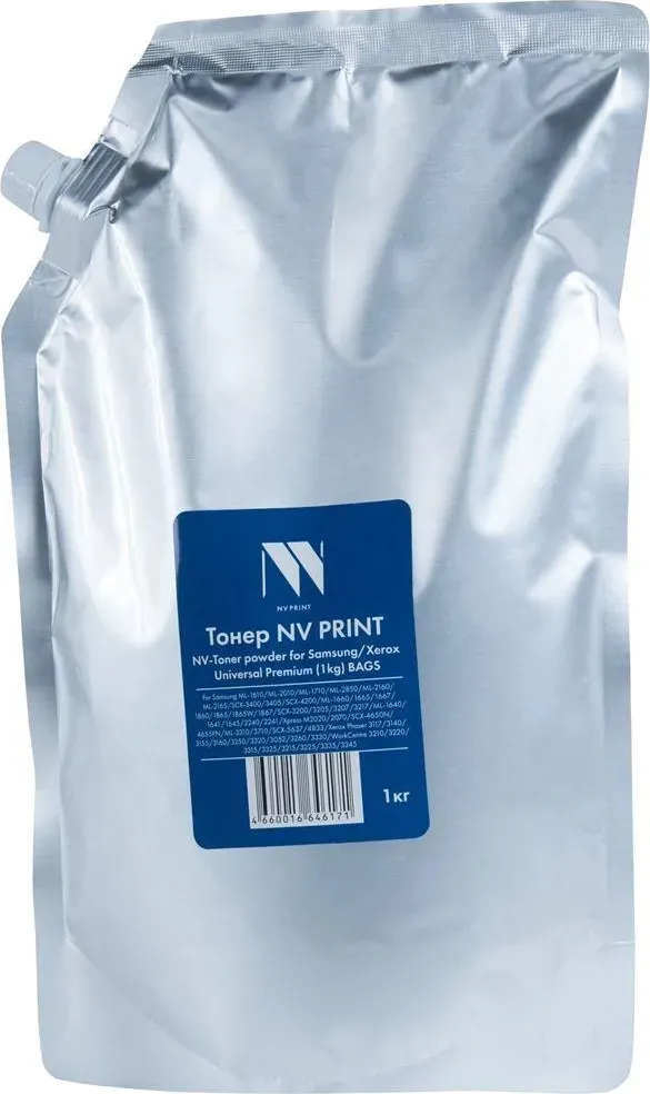 Тонер NV PRINT NV-S/X-UNIV-PR-1KG-BAG черный (B1395)