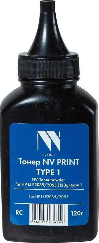 Тонер NV PRINT NV-HPLJP2035(120G)TYPE1 черный (A7083)