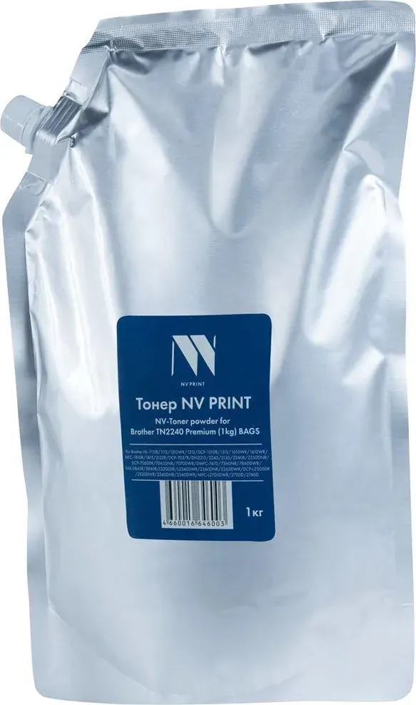 Тонер NV PRINT NV-TN2240-PR-1KG-BAG черный (B1378)