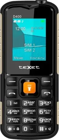 Смартфон TEXET TM-D400 Black Телефон мобильный