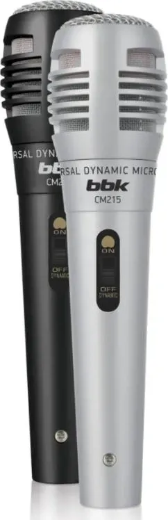 Микрофон BBK CM215 черный/серебро