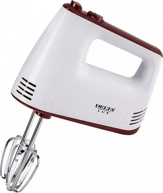 Блендер DELTA LUX DE-7700 белый с бордовым