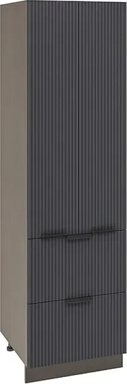 Пенал Интерьер-Центр Норд Line П600-22Я с ящиками глухой 2 дверцы пенал с 2