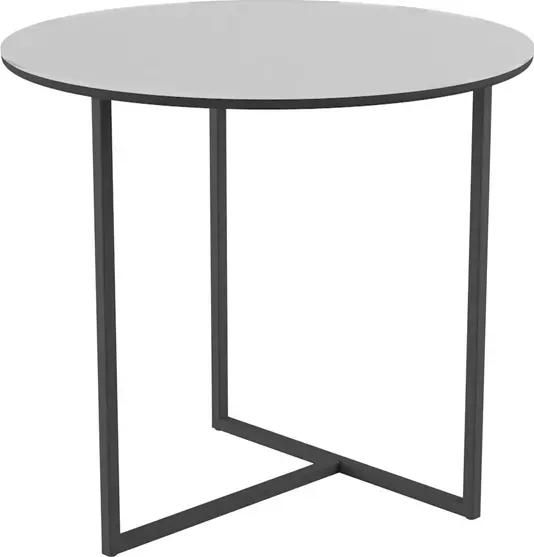 Стол журнальный Калифорния мебель Альбано Glass белая лакобель
