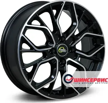 Диск автомобильный Cross Street CR-19 R16 / 6.5J PCD 5x112 ET 45.00 ЦО 57.10