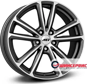 Диск автомобильный AEZ Tioga titan R18 / 7.5J PCD 5x112 ET 48.00 ЦО 57.10