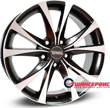 Диск автомобильный Tech Line 734 R17 / 6.5J PCD 5x114.3 ET 50.00 ЦО 66.10