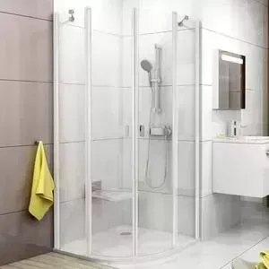 Душевой уголок RAVAK CSKK4-90 Transparent, профиль белый (3Q170100Z1)