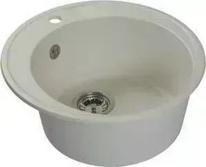 Мойка кухонная HARTE H-4549-331 d-490 мм белый