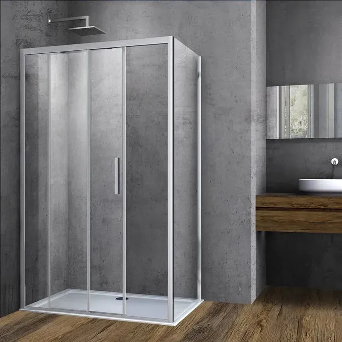 Душевой уголок Vincea Soft VSR-3SO 120х100 с поддоном, прозрачный, хром
