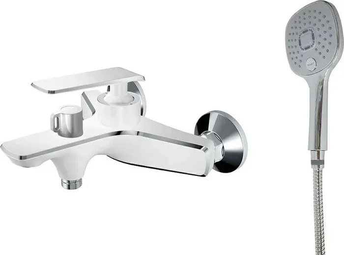 Смеситель для ванны Haiba белый/хром (HB60548-8)