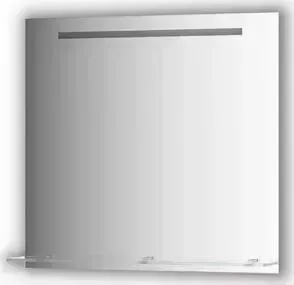 Зеркало Evoform с полочкой Ledline-S со светильником 6 W 80x75 см (BY 2156)