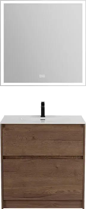 Мебель для ванной BELBANGO Kraft-39 80х39 Rovere Tabacco BelBagno