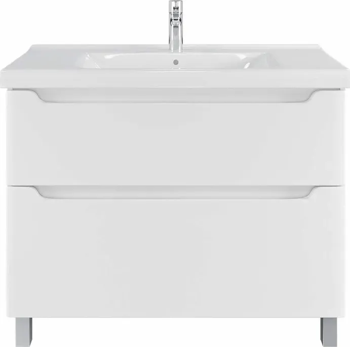Тумба с раковиной Sanstar с Lanciano 100х45 белая (313.1-1.5.1.К)