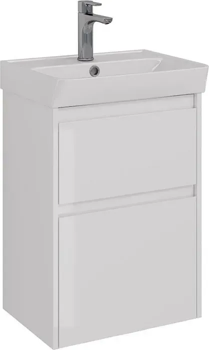 Тумба с раковиной LEMARK с Combi 50х35 белый глянец (LM03C50T, 551353)