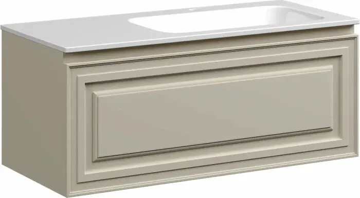 Тумба с раковиной Sancos с Very 100х45 правая, Beige Soft (VR100RCE, CN7015)