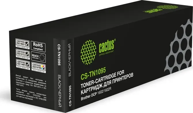 Картридж Cactus CS-TN1095 black ((1500стр.) для Brother DCP 1602/1602R) (CS-TN1095)