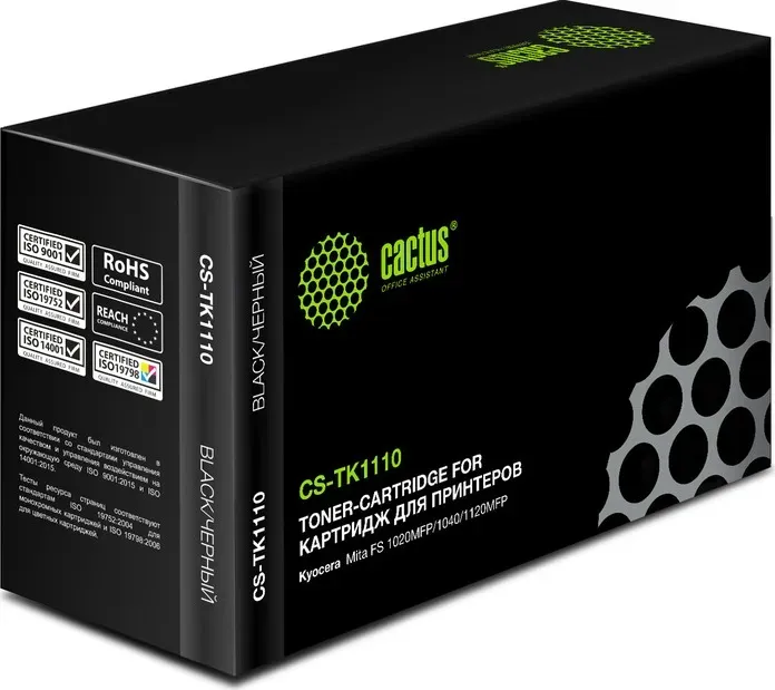 Картридж Cactus CS-TK1110 black ((2500стр.) для Kyocera FS 1020MFP/1040/1120MFPP) (CS-TK1110)