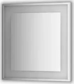 Зеркало Evoform в багетной раме Ledside со светильником 20 W 70x75 см (BY 2202)