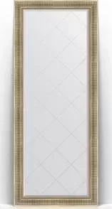 Зеркало Evoform с Exclusive-G Floor 82x202 см, в багетной раме - серебряный акведук 93 мм (BY 6321)