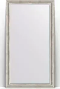 Зеркало Evoform с Exclusive Floor 111x201 см, в багетной раме - римское серебро 88 мм (BY 6158)