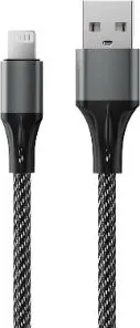 Кабель ACCESSTYLE AL24-F100M Black-Gray