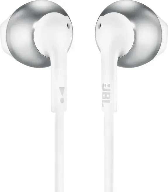 Наушники JBL TUNE T205 SILVER вкладыши проводные
